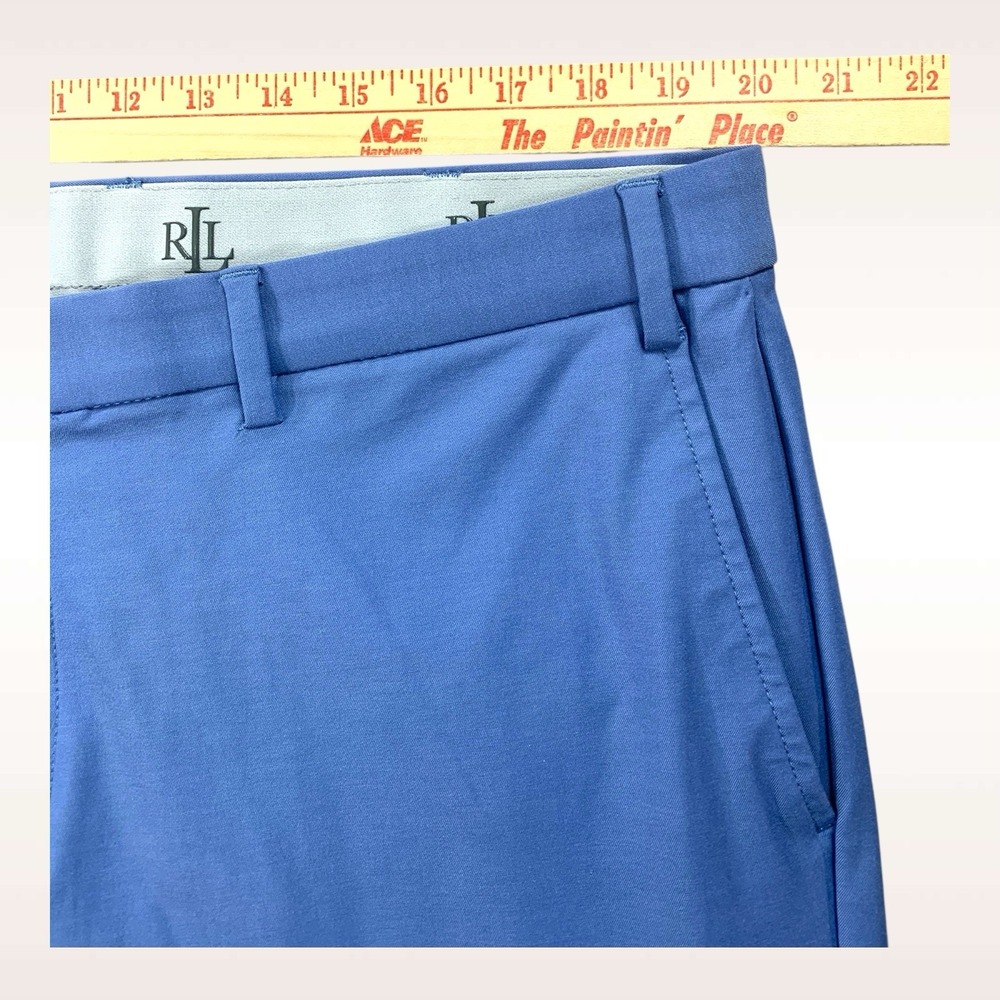 Lauren Ralph Lauren Pants Mens 40x30 Blue Performance Classic Fit Cotton Stretch - Picture 5 of 12